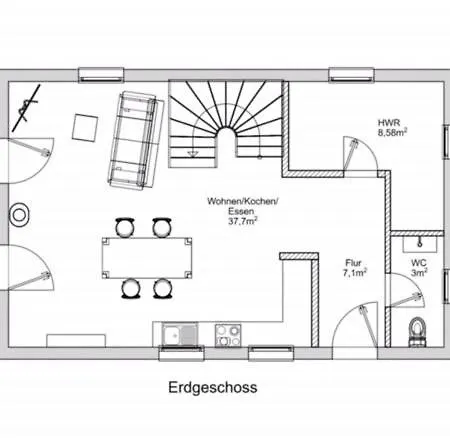 Holiday home Buddikate 54 Grad Nord